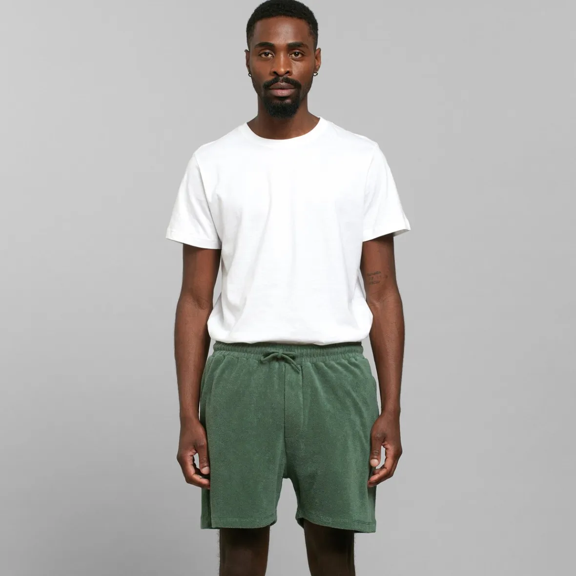 Shop Terry Shorts Essingen Duck Green Outlet