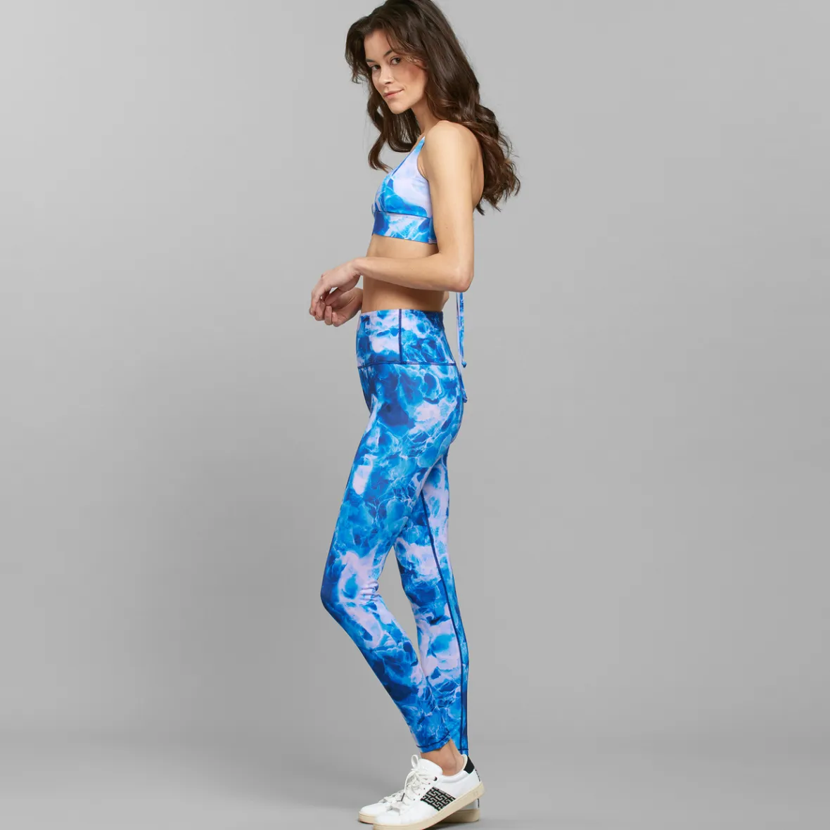 Store Tights Kaxholmen Ocean Ink Dark Multi Color Women Outlet