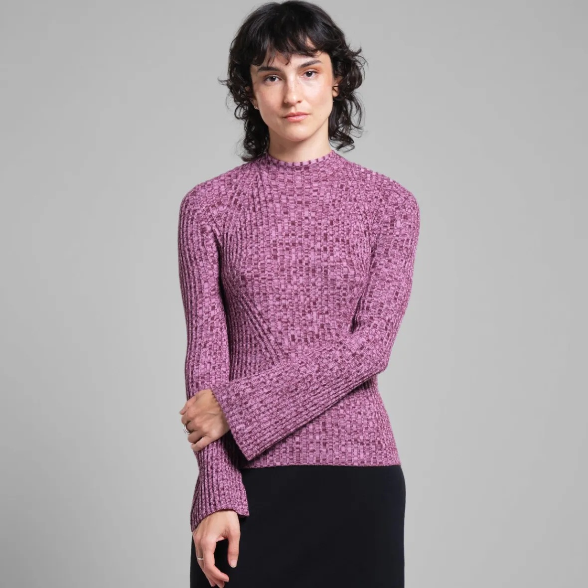 Clearance Top Fide Burgundy Women Knitwear | Tops