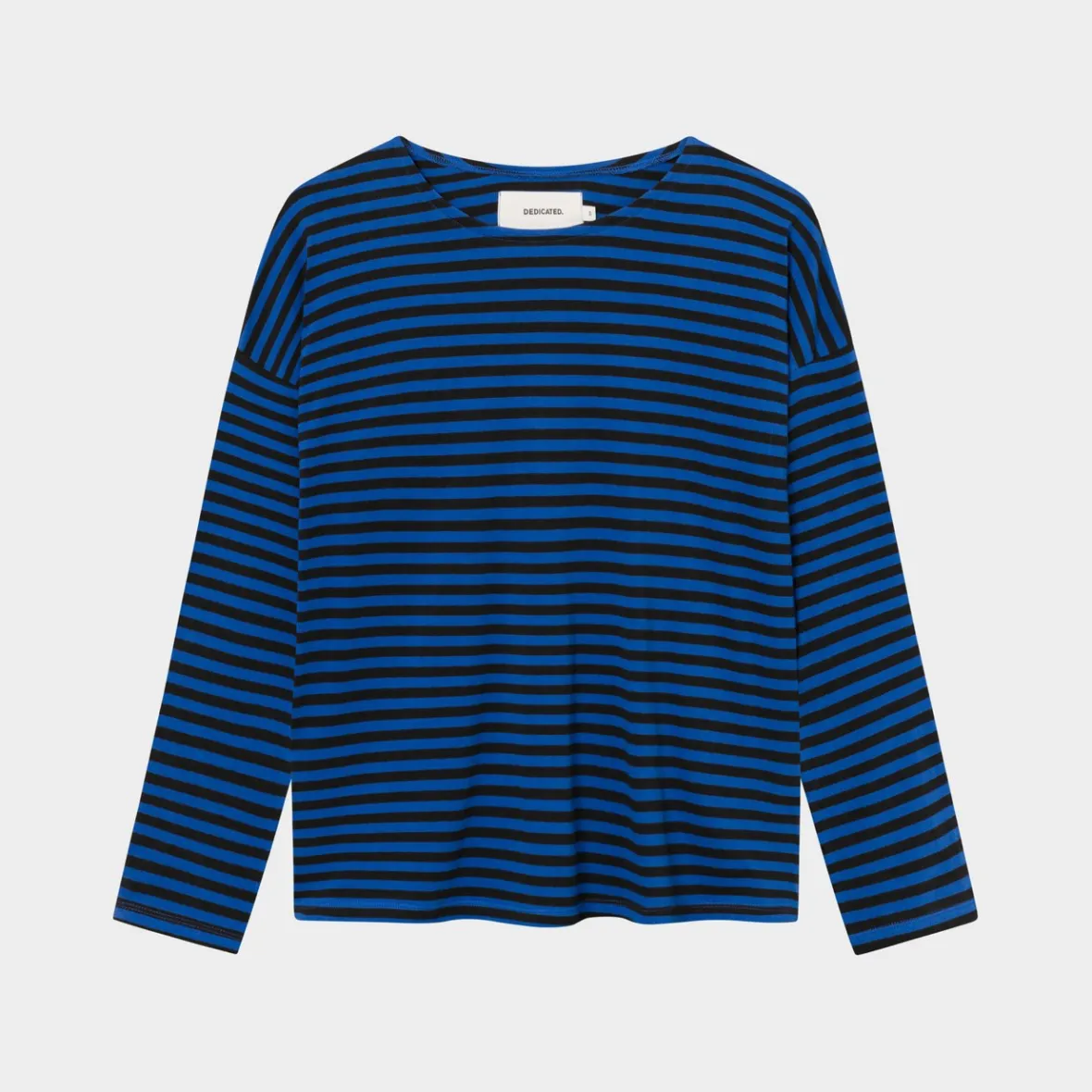 Online Top Humledal Stripes Black/Surf Blue Women Tops