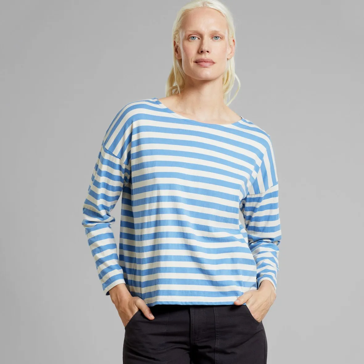 Outlet Top Humledal Stripes Della Blue Women Tops