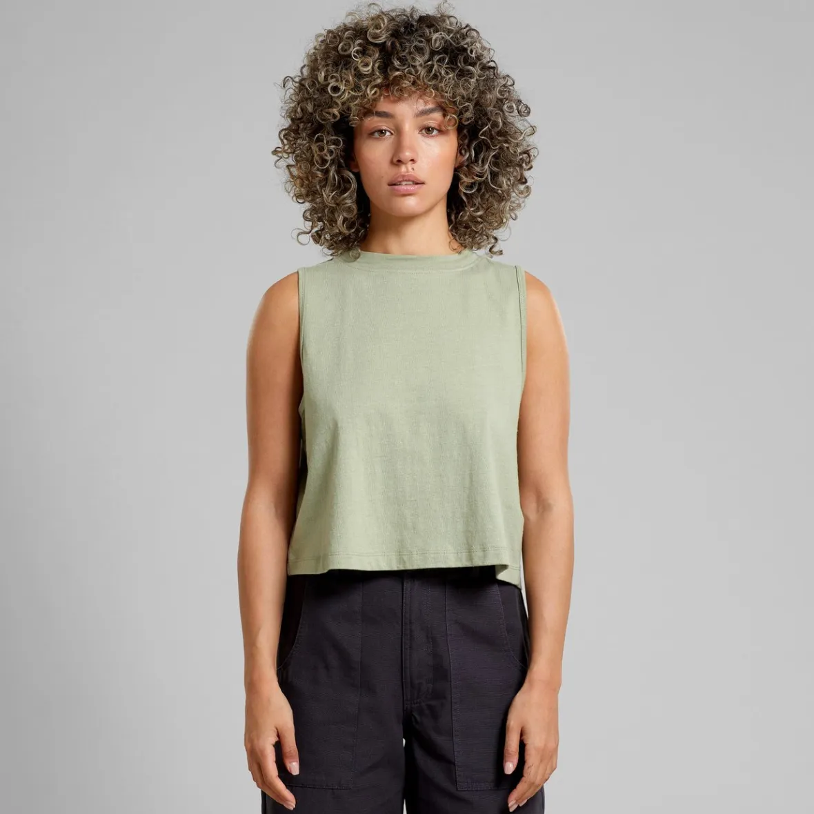 Shop Top Namsos Hemp Tea Green Women Outlet