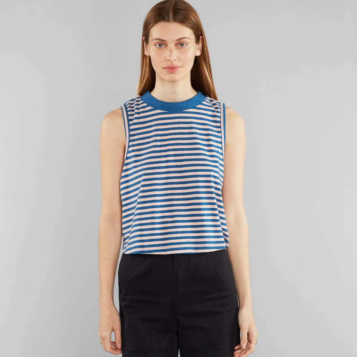 Online Top Namsos Stripes Blue/Pink Women Outlet