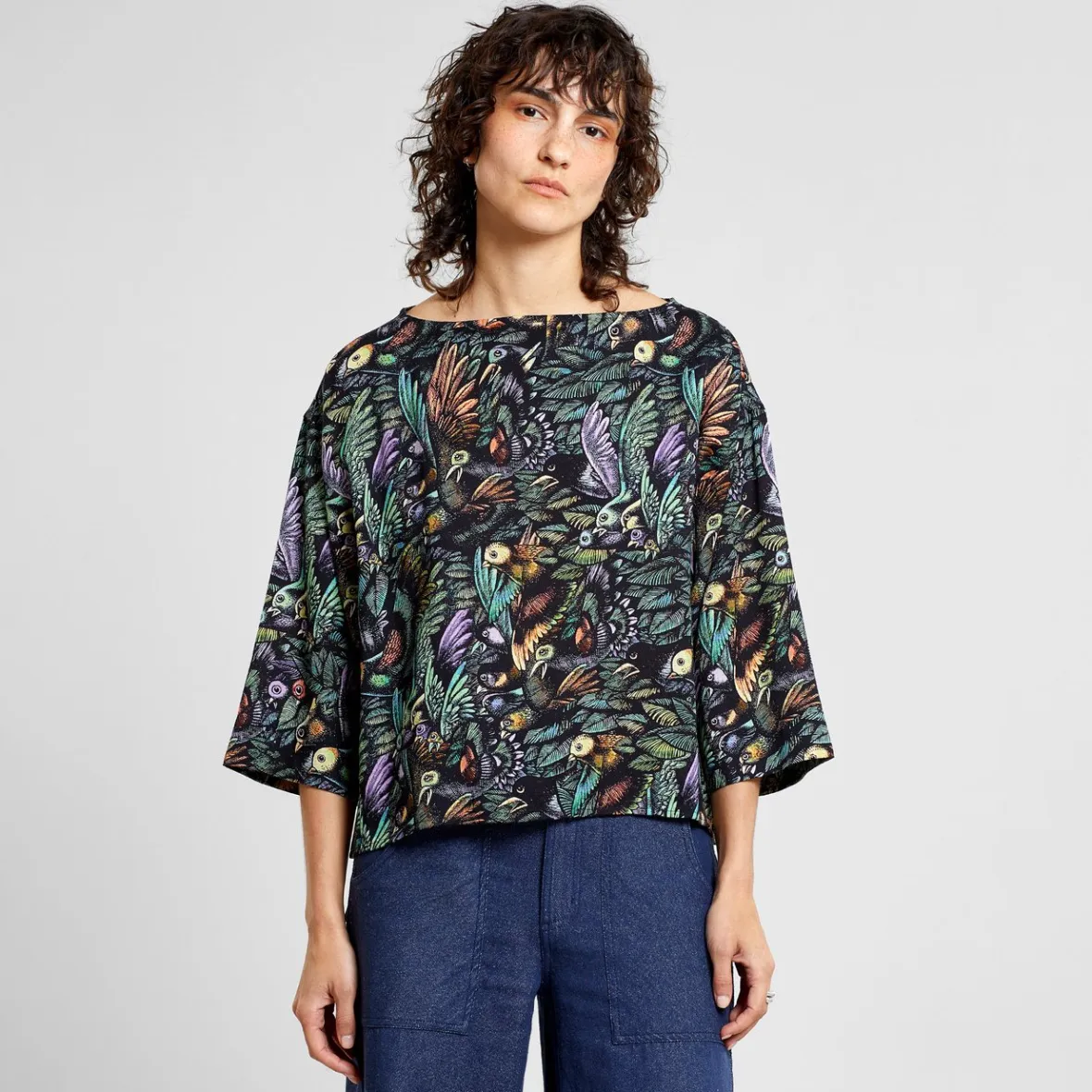 Sale Top Vellinge The Birds Black Women Tops