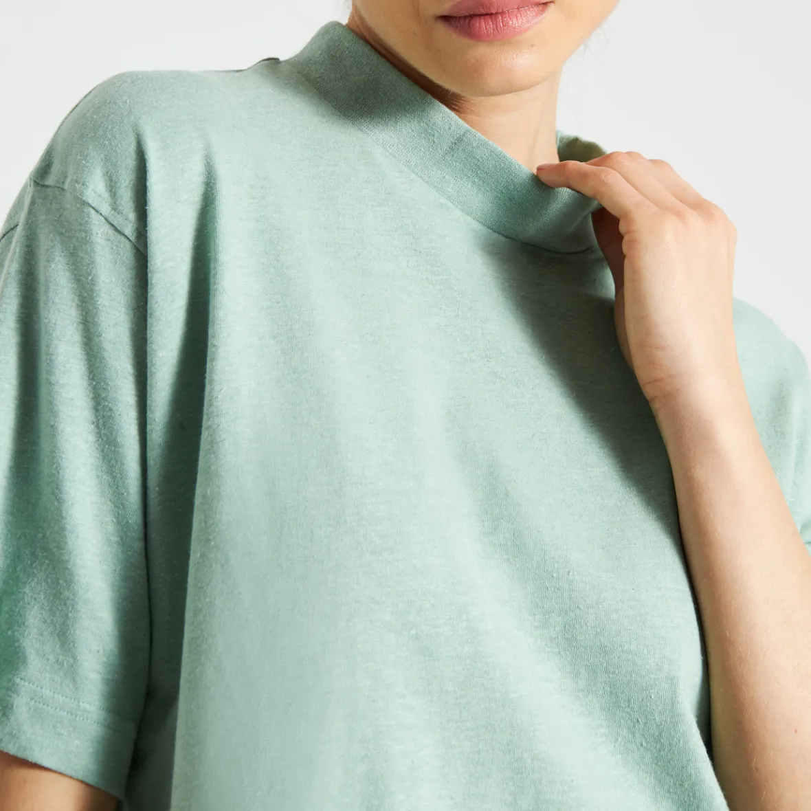 Best T-shirt Floda Granite Green Women Outlet