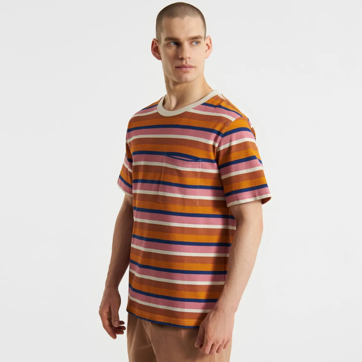 Hot T-shirt Gustavsberg Stripe Multi Color Outlet