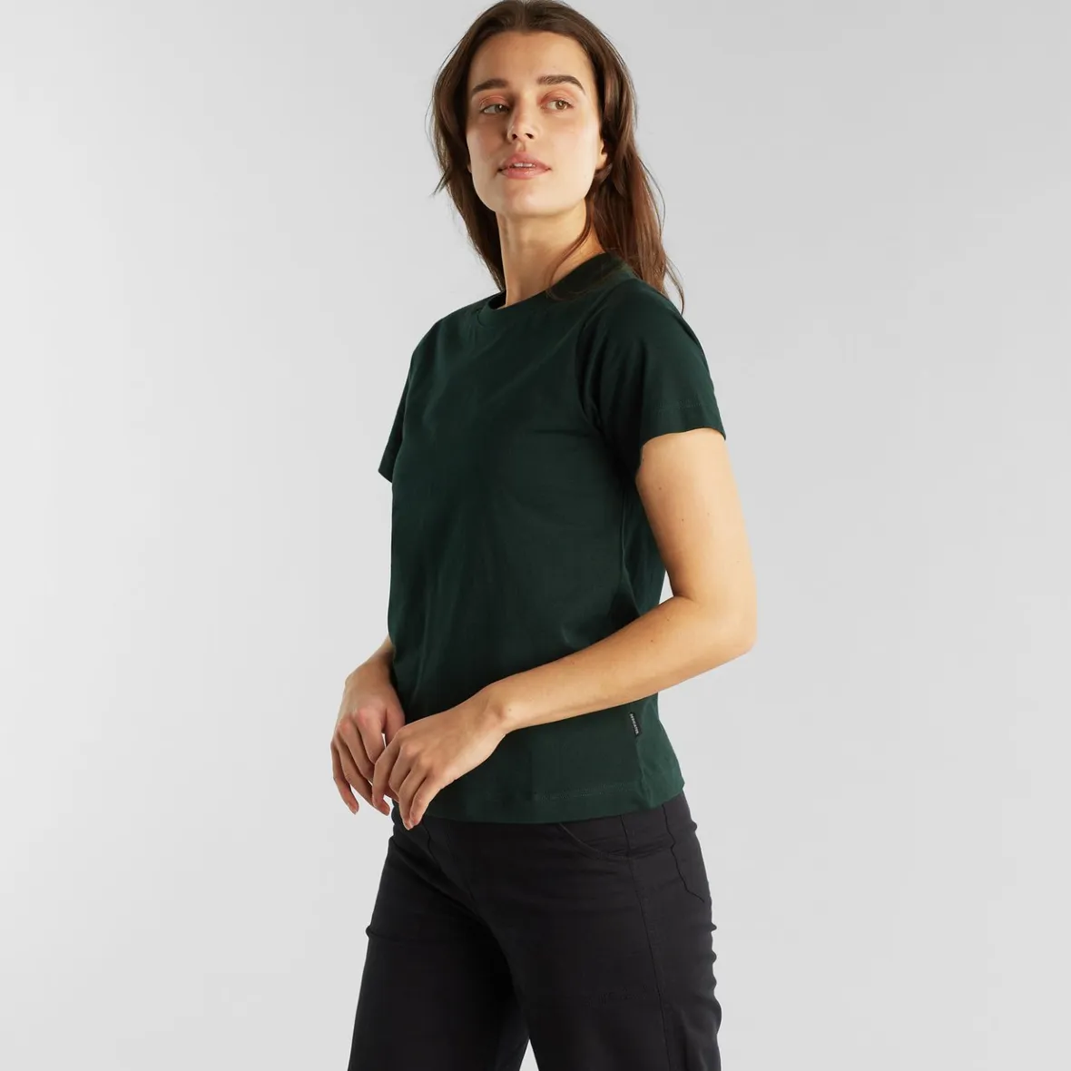 Best T-shirt Mysen Base Dark Green Women Outlet