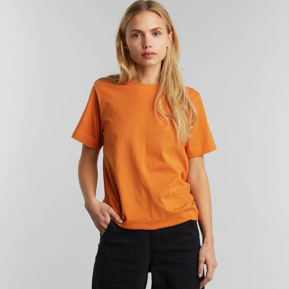 Discount T-shirt Mysen Base Orange Women Outlet