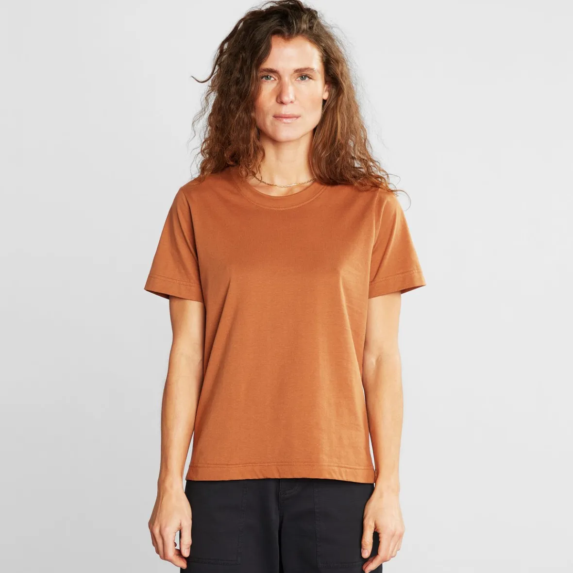 Best T-shirt Mysen Base Rawhide Brown Women Outlet