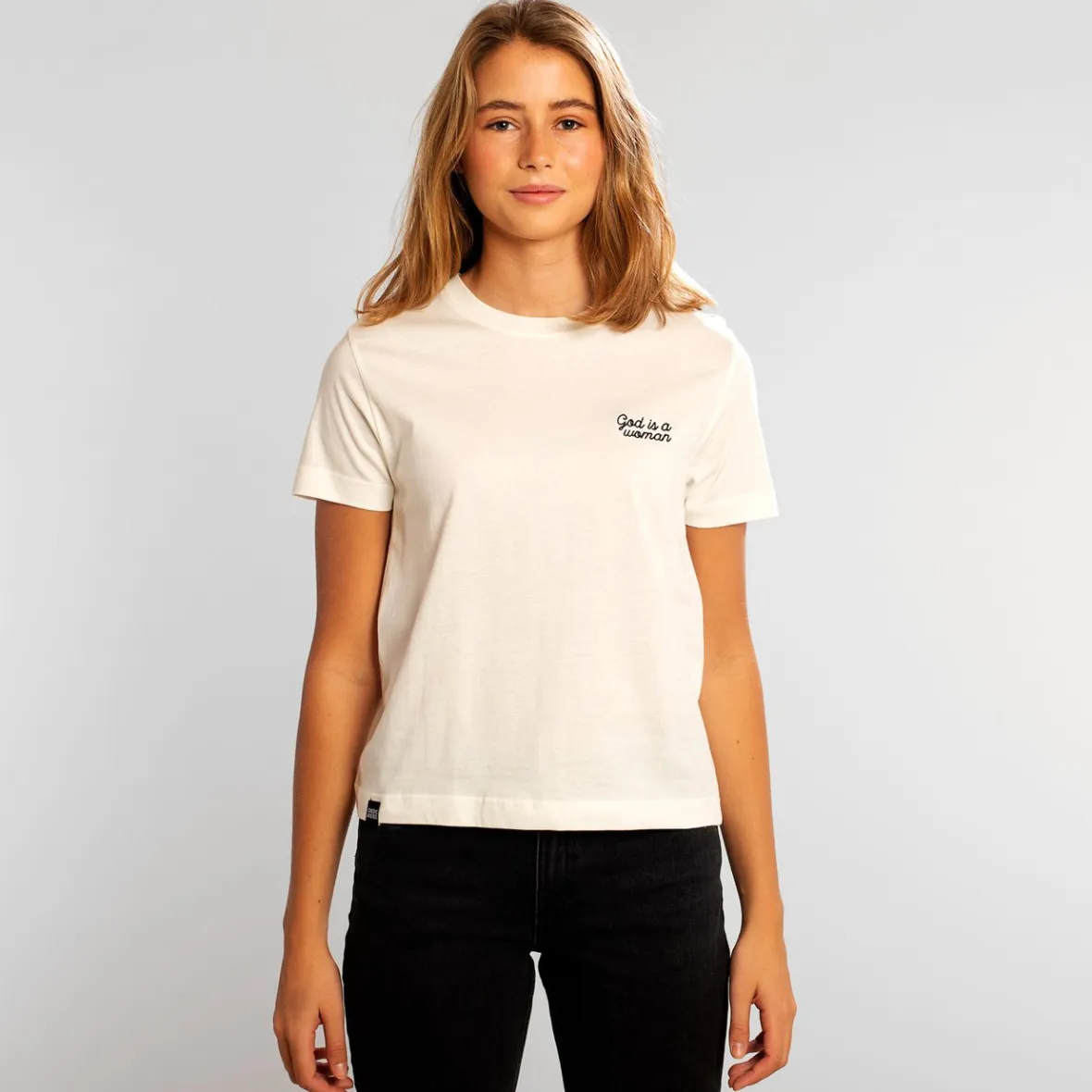 Shop T-shirt Mysen God is a Woman Off-White Women Outlet