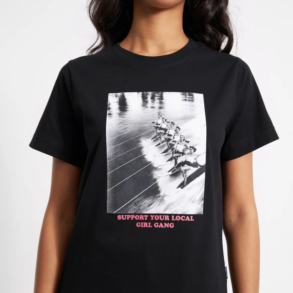 Cheap T-shirt Mysen Waterski Gang Black Women Outlet