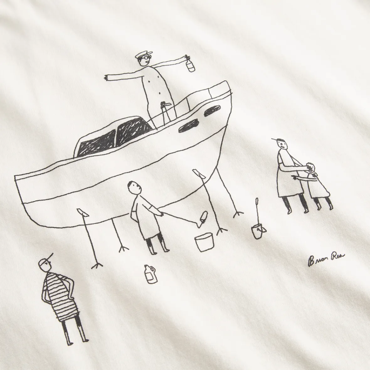 Best Sale T-shirt Stockholm All Out Boat Off-White T-shirts