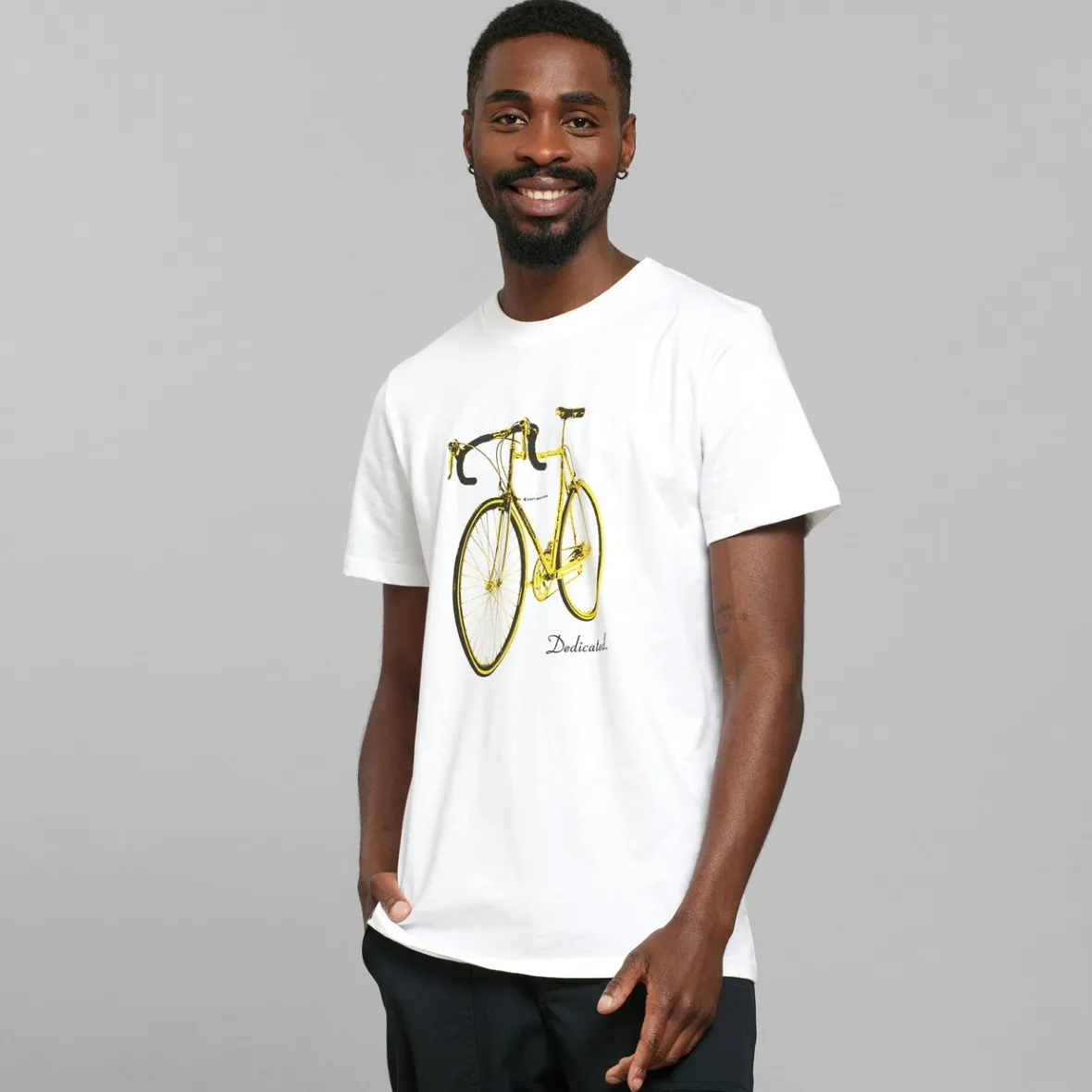 Discount T-shirt Stockholm Andy Bike White Outlet