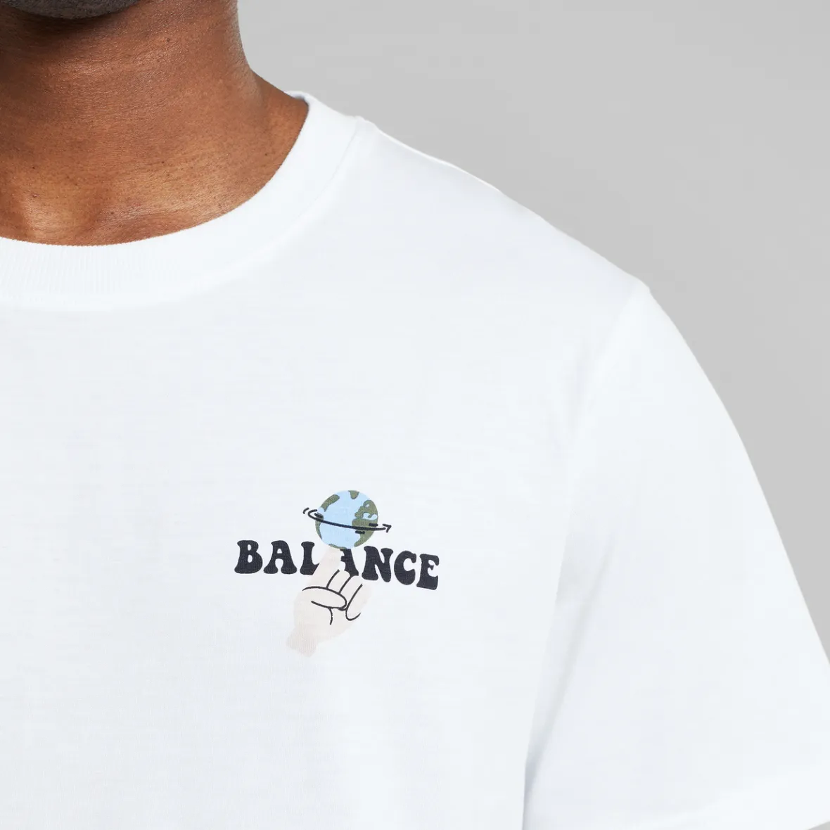 Shop T-shirt Stockholm Balance White Outlet