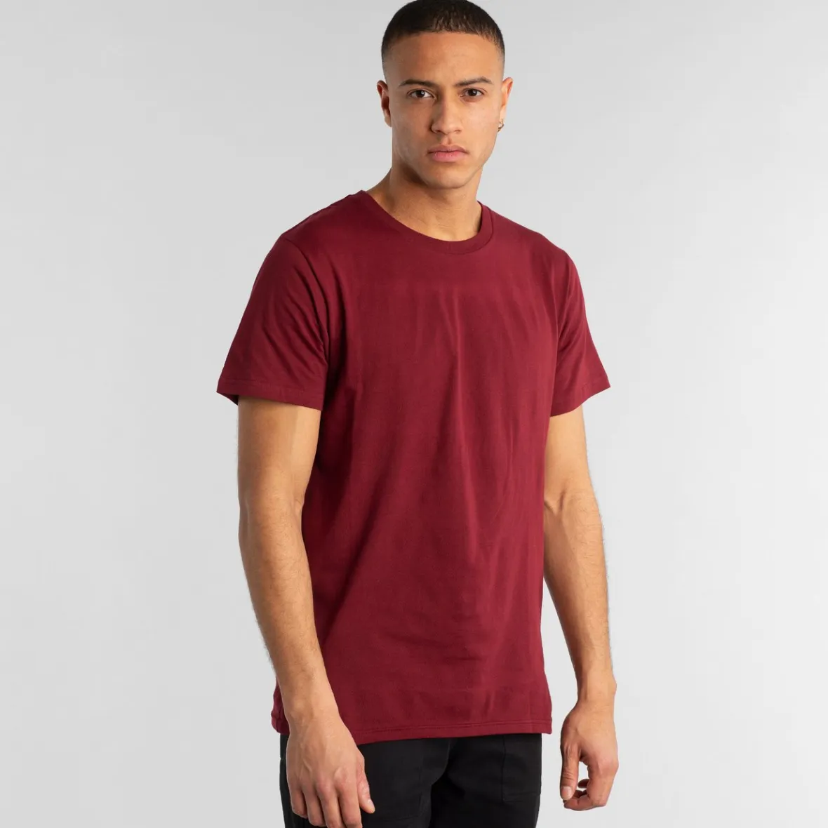 Discount T-shirt Stockholm Base Burgundy Outlet