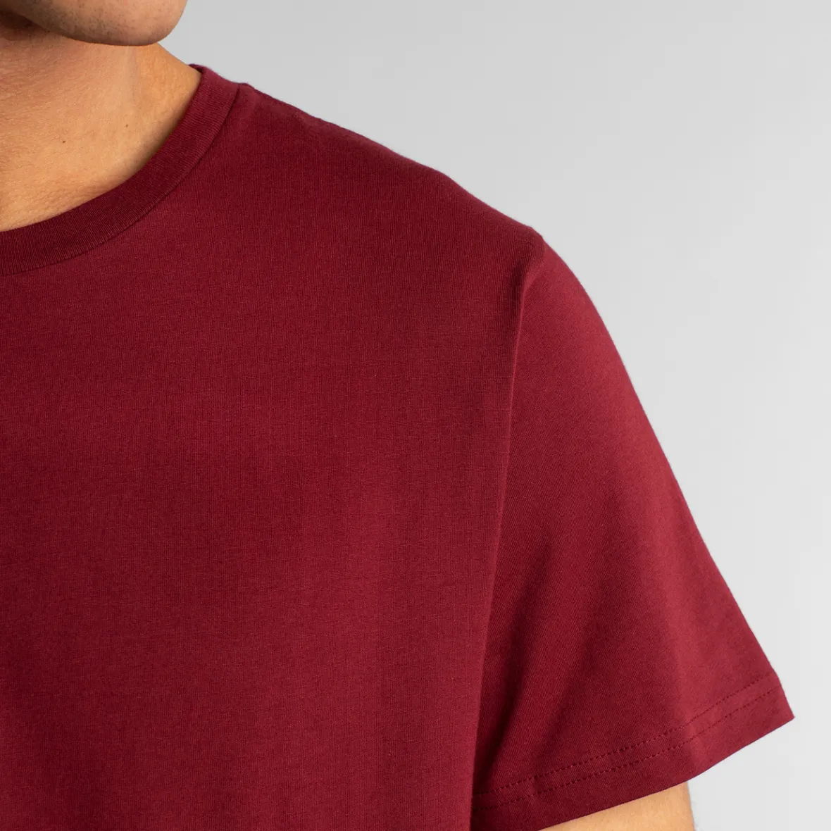 Discount T-shirt Stockholm Base Burgundy Outlet