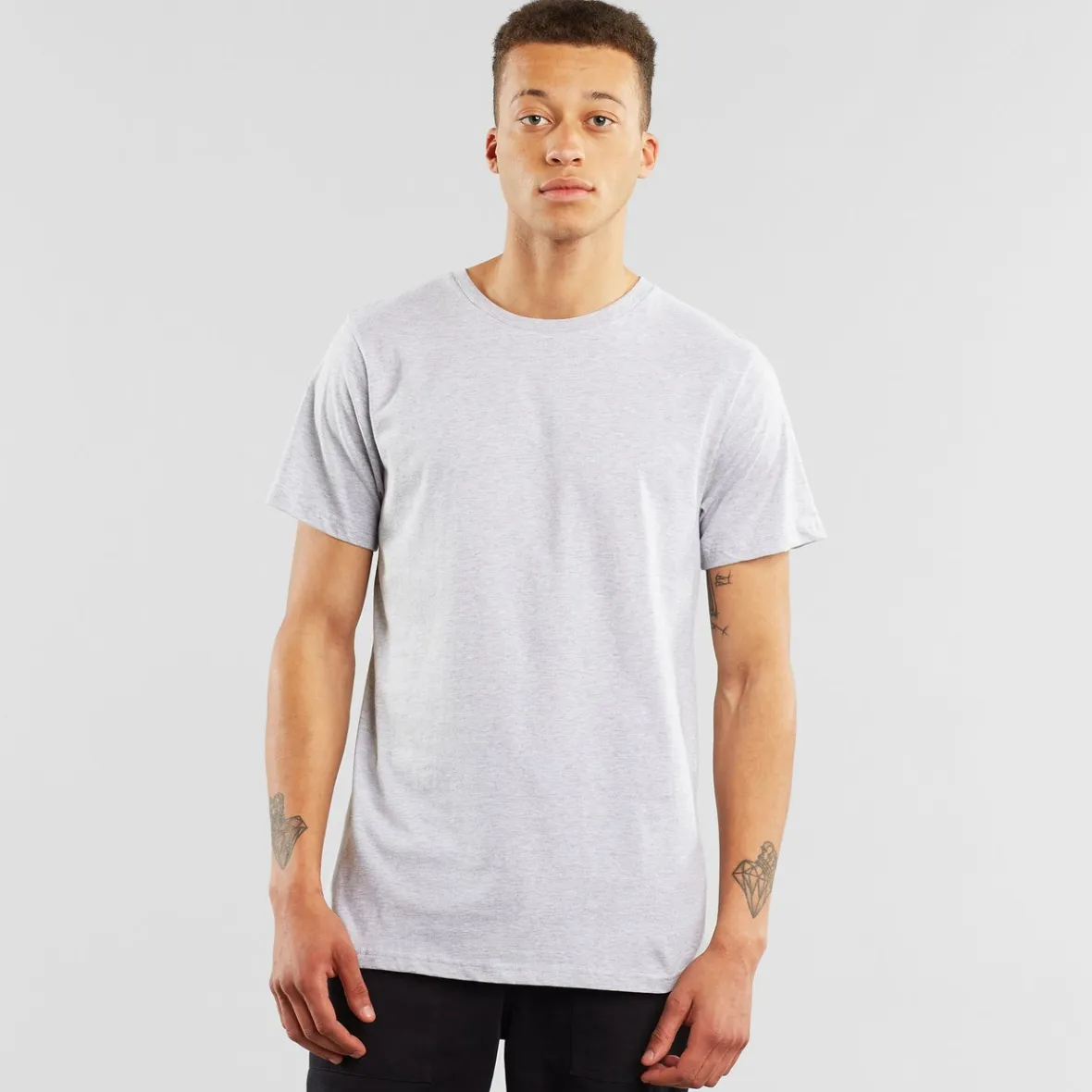 Cheap T-shirt Stockholm Base Grey Melange Outlet