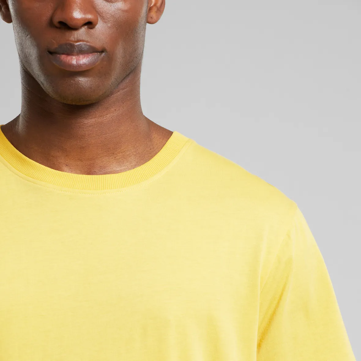 Flash Sale T-shirt Stockholm Base Misted Yellow Base T-shirts | Basics