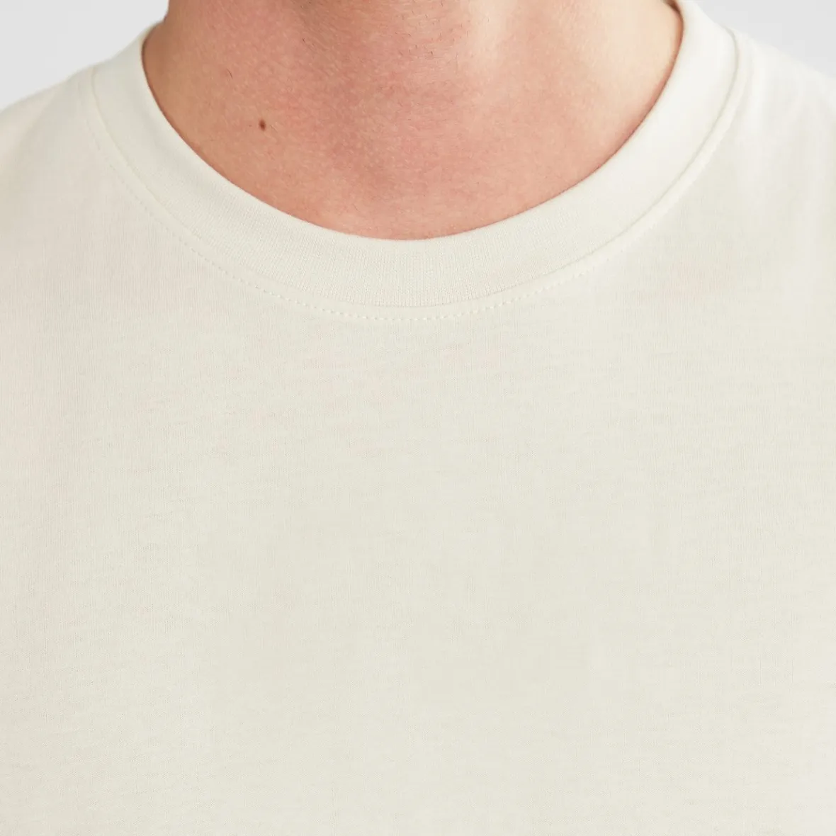 Cheap T-shirt Stockholm Base Oat White Outlet