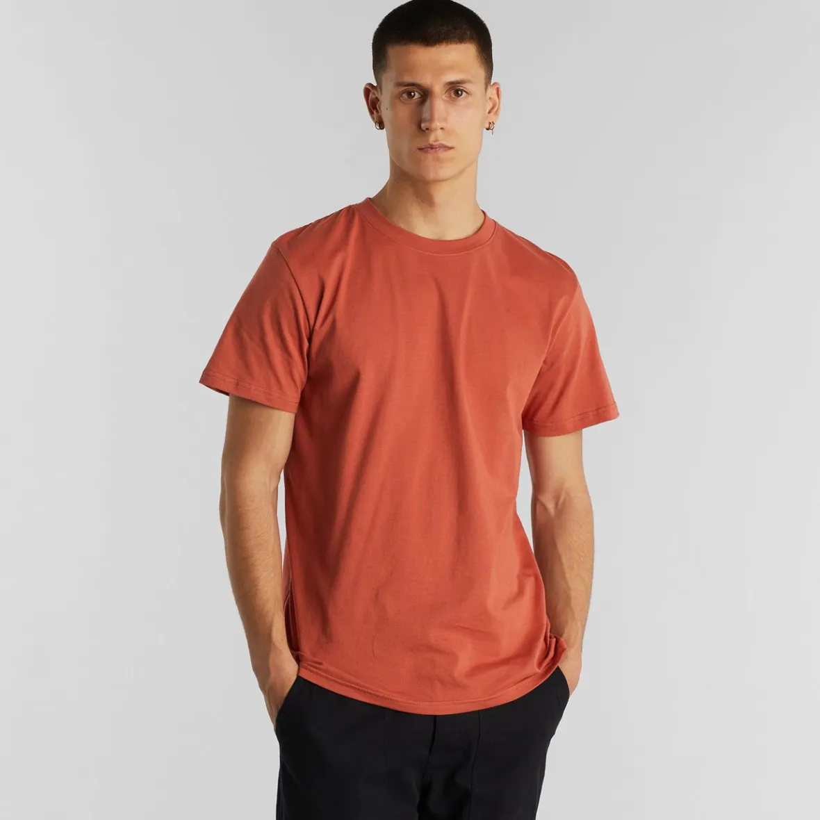 Best Sale T-shirt Stockholm Base Terracotta Red Outlet