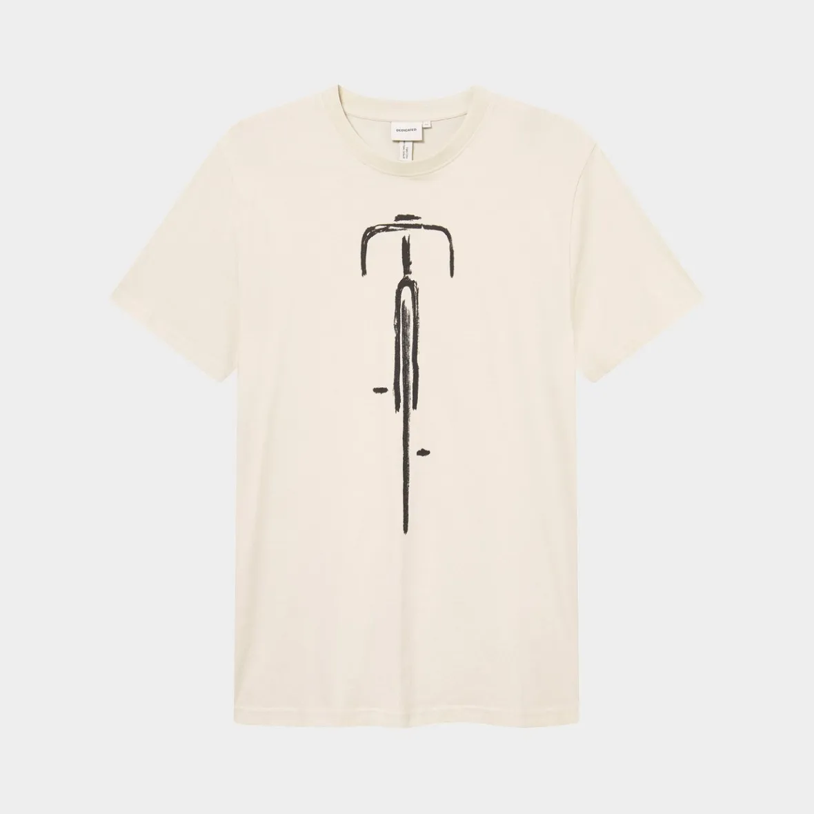 Online T-shirt Stockholm Bike Front Oat White T-shirts