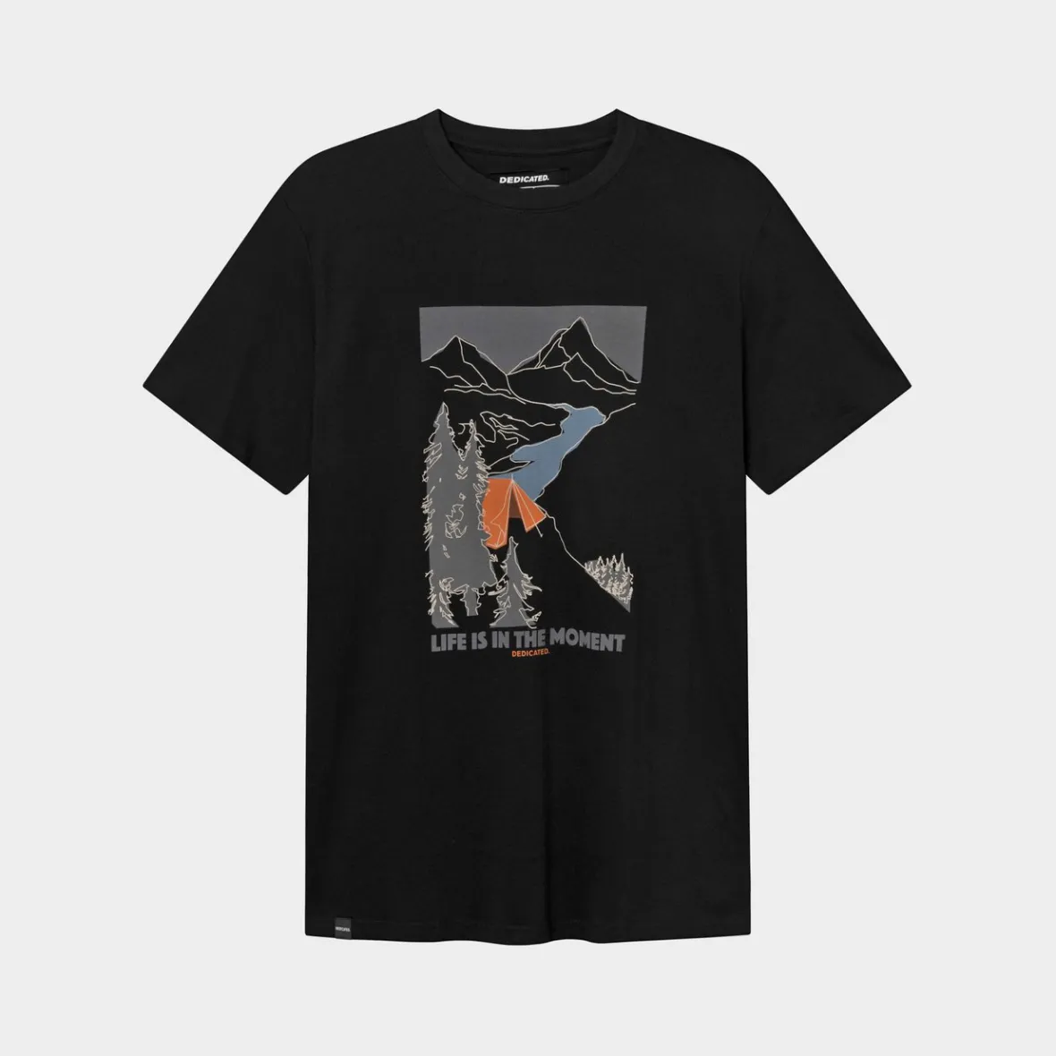 Flash Sale T-shirt Stockholm Camping Moments Black T-shirts