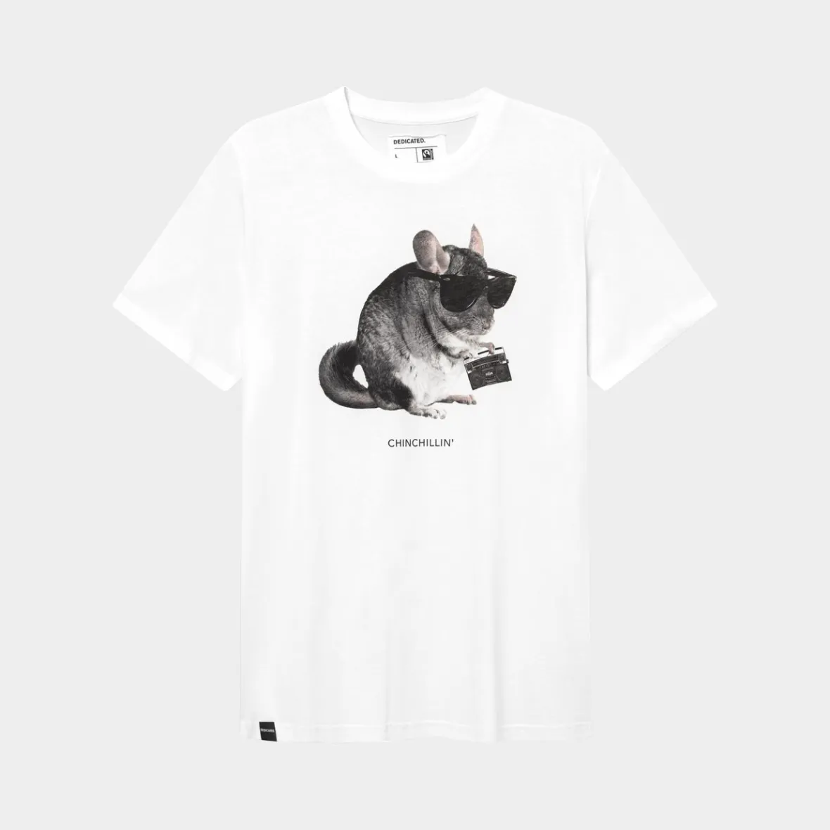 Shop T-shirt Stockholm Chinchillin White T-shirts