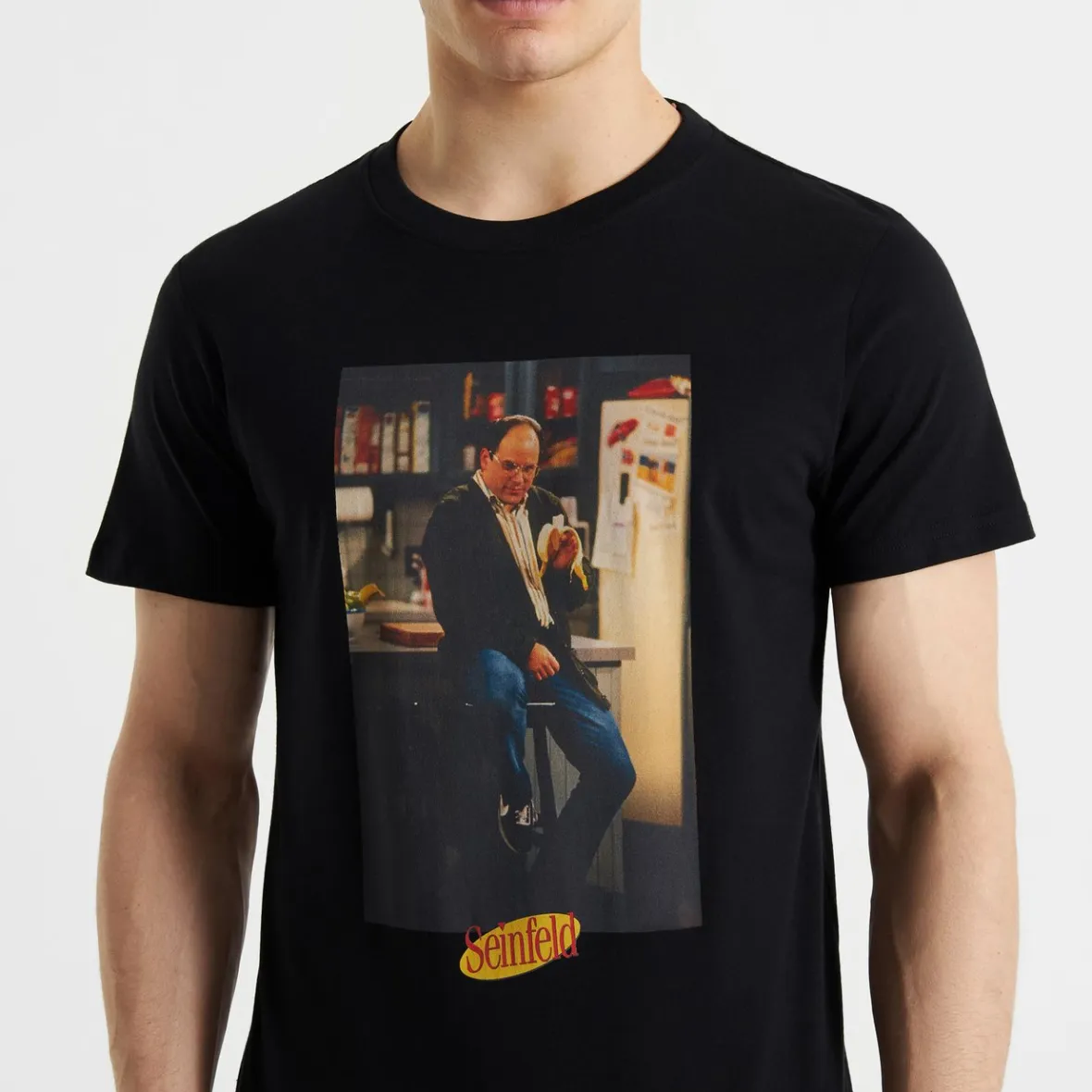 Shop T-shirt Stockholm George Black Outlet