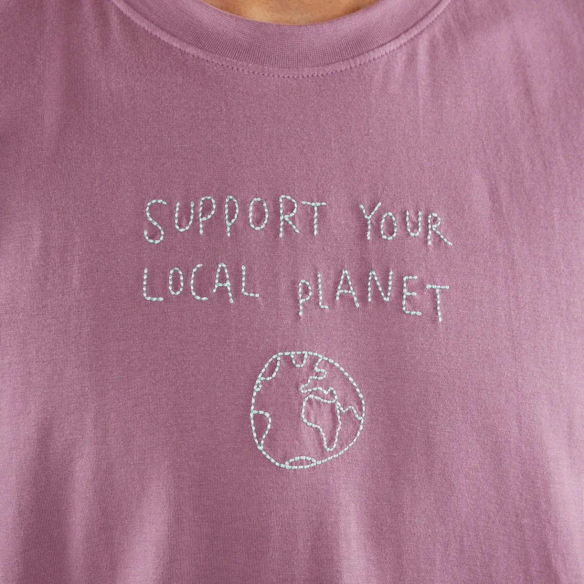 Best T-shirt Stockholm Local Planet Dusty Purple T-shirts