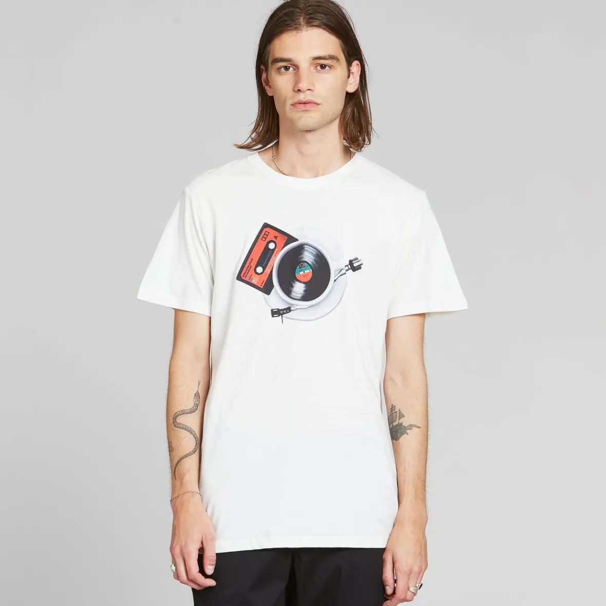 Fashion T-shirt Stockholm Morning Music Off-White Outlet