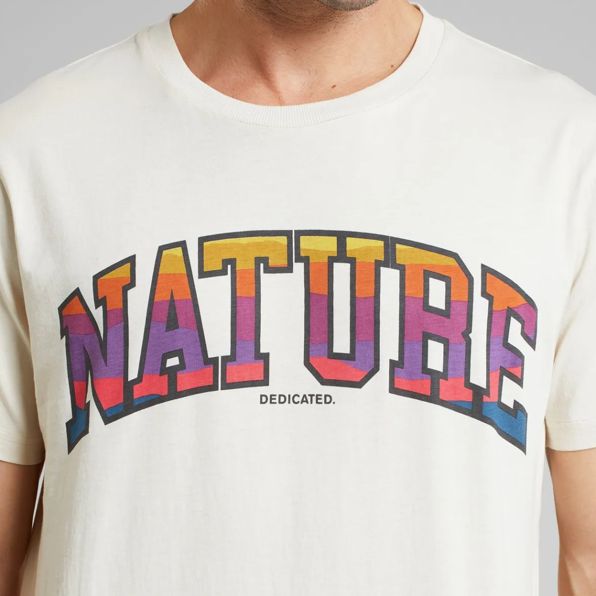 Cheap T-shirt Stockholm Nature Sunset Oat White T-shirts