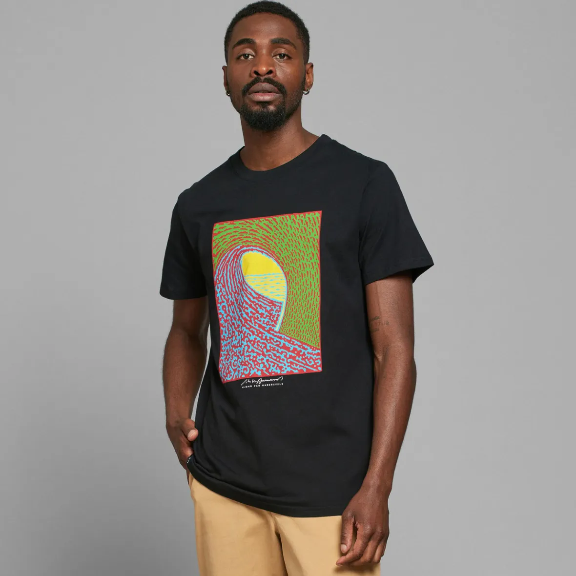 Hot T-shirt Stockholm Next Wave Black Outlet