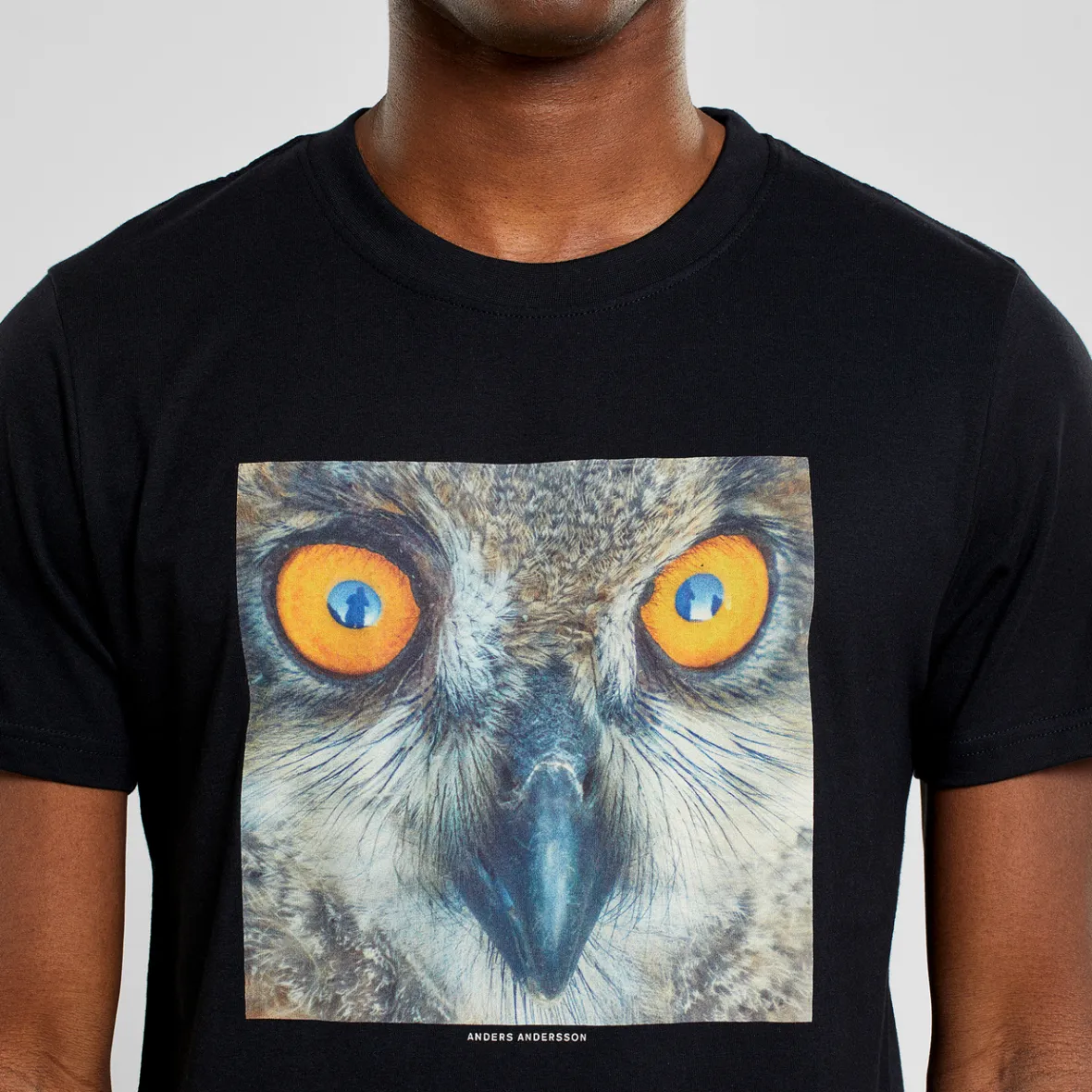 Hot T-shirt Stockholm Owl Black Outlet