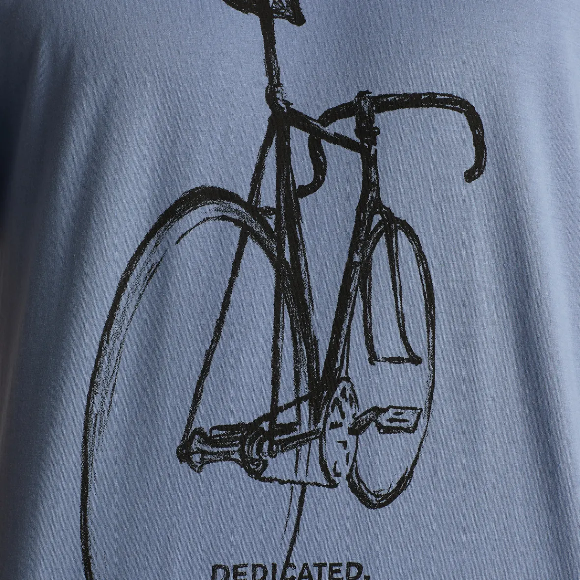 Fashion T-shirt Stockholm Pencil Bike Steel Blue Outlet