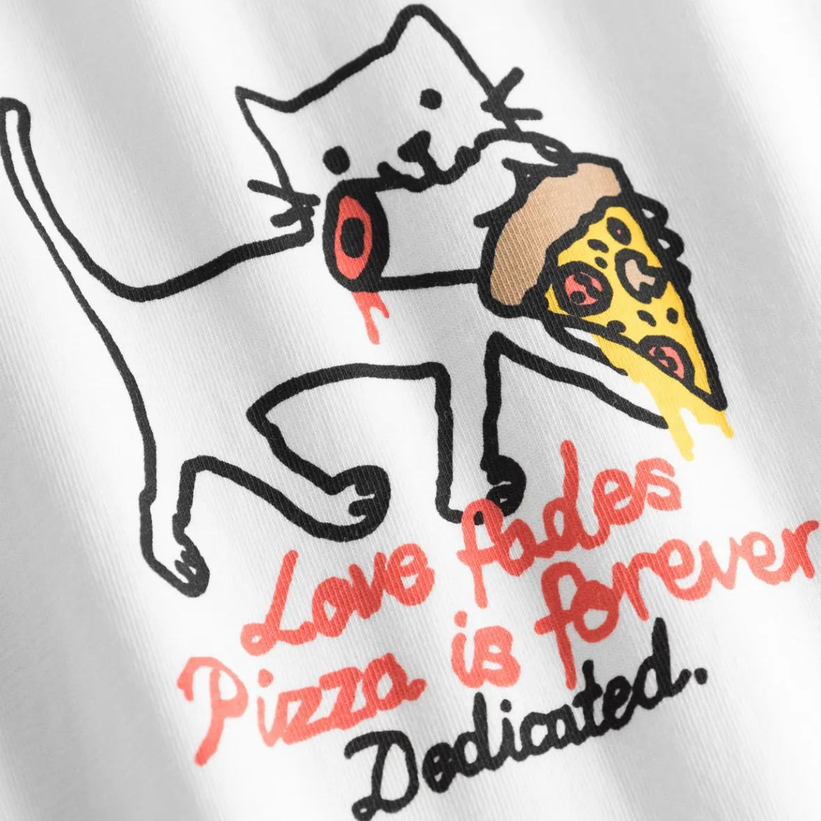 Discount T-shirt Stockholm Pizza Love White T-shirts