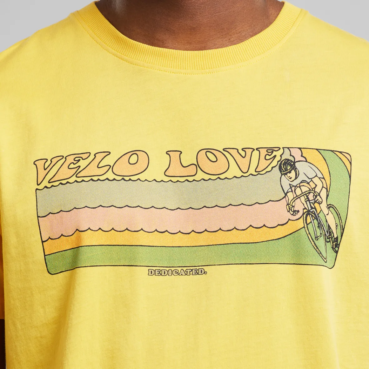 Best Sale T-shirt Stockholm Retro Velo Love Misted Yellow T-shirts