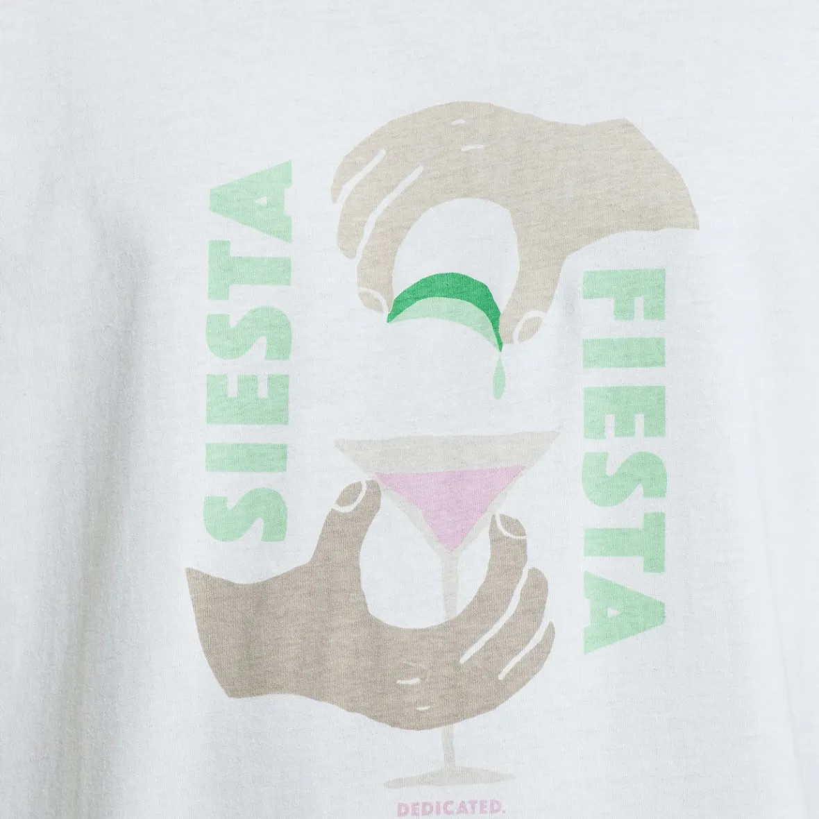 Store T-shirt Stockholm Siesta Fiesta Hands Off White T-shirts