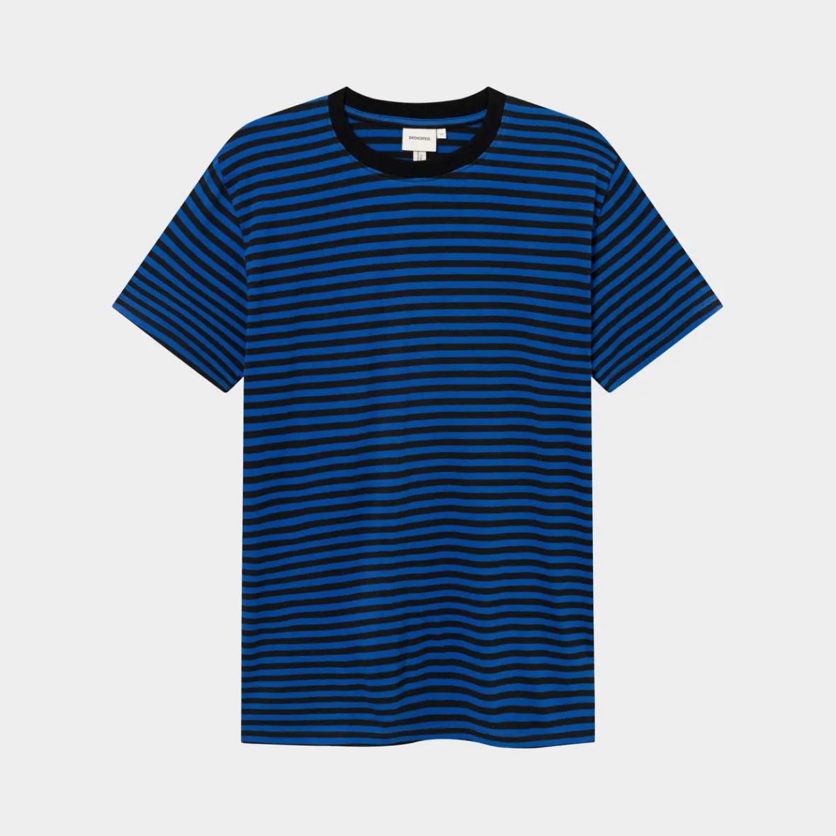 Hot T-shirt Stockholm Stripes Black/Surf Blue T-shirts