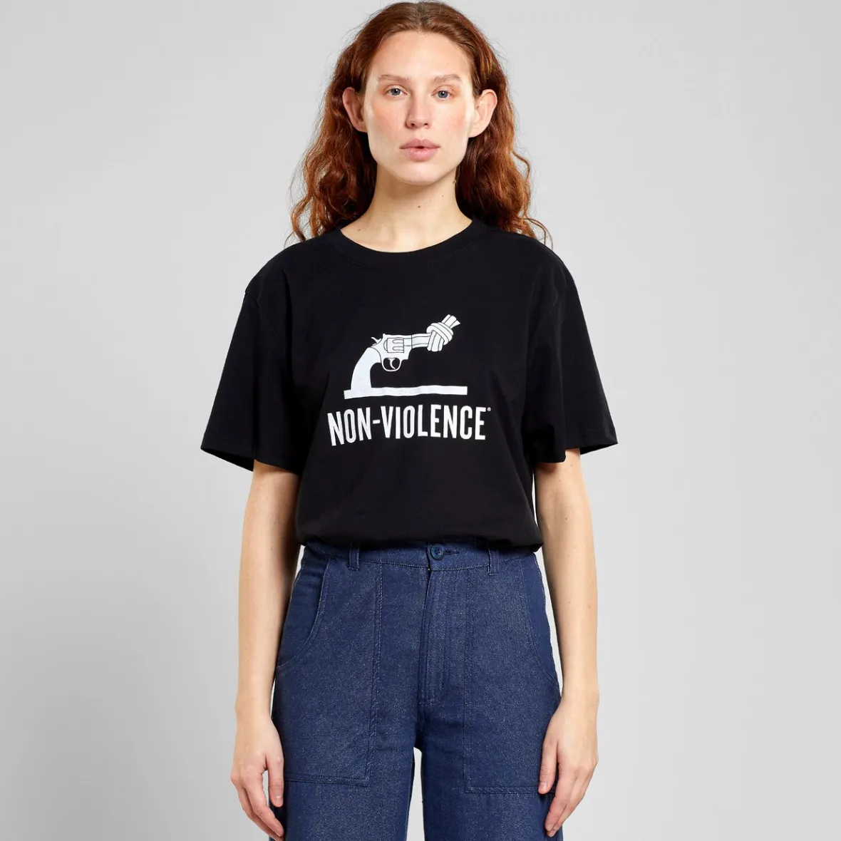 Cheap T-shirt Stockholm The Knotted Gun Black Women Outlet | Outlet