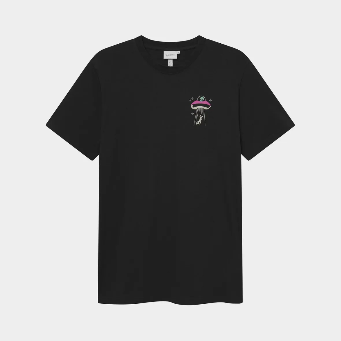 Hot T-shirt Stockholm UFO Chest Black T-shirts