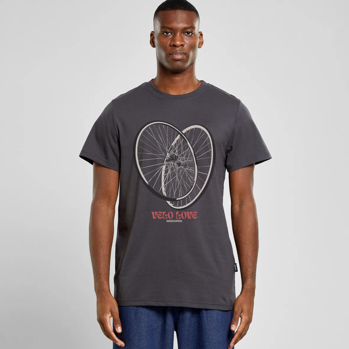 Hot T-shirt Stockholm Velo Love Tires Charcoal Outlet