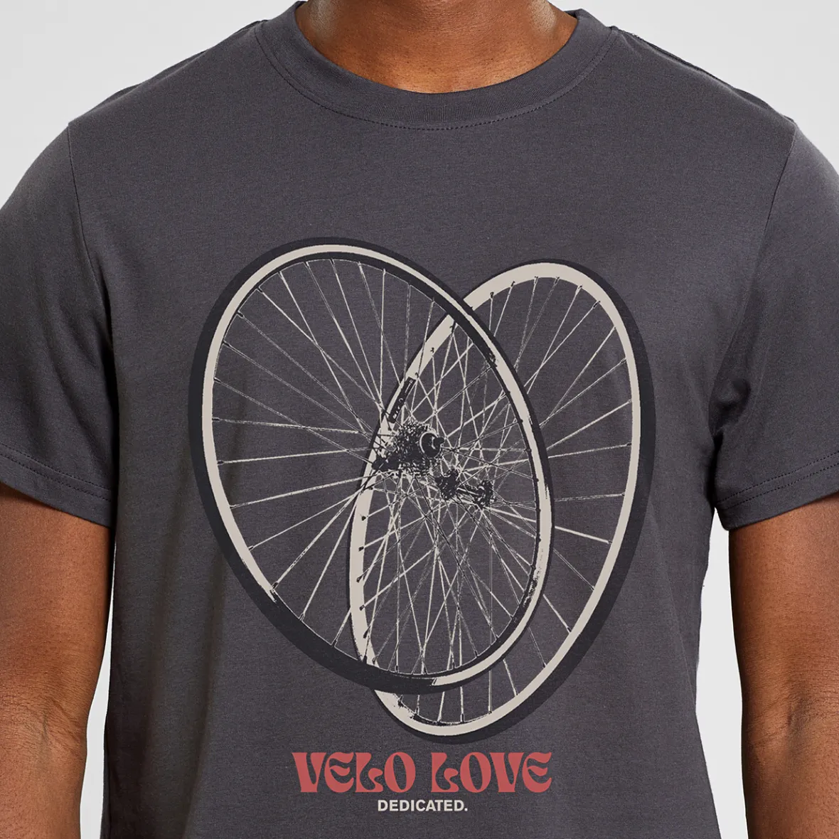 Hot T-shirt Stockholm Velo Love Tires Charcoal Outlet