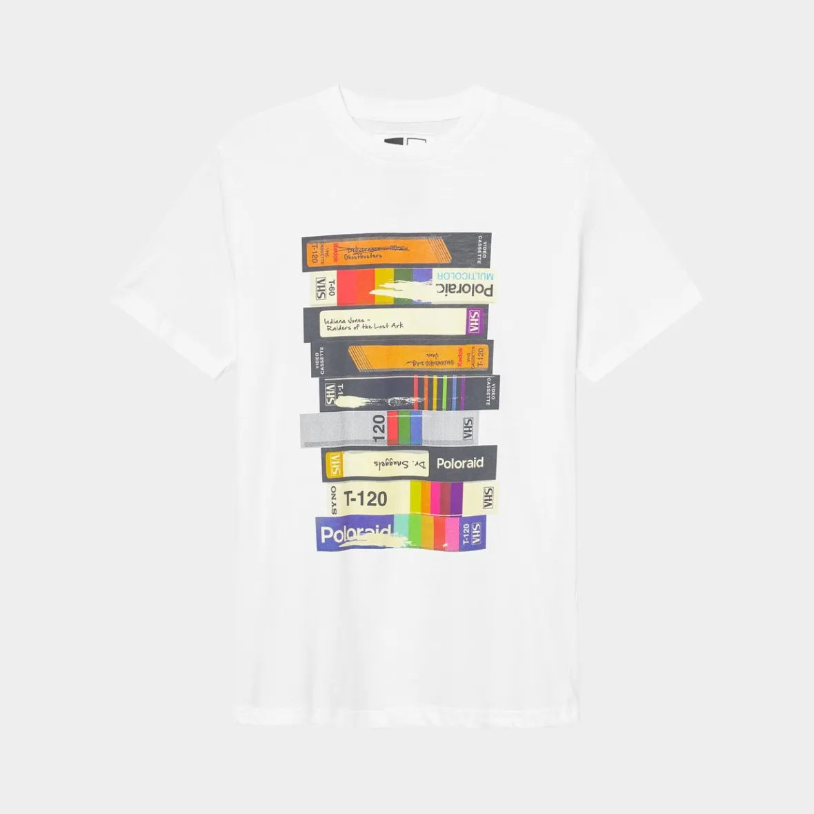 Clearance T-shirt Stockholm Video Retro White T-shirts