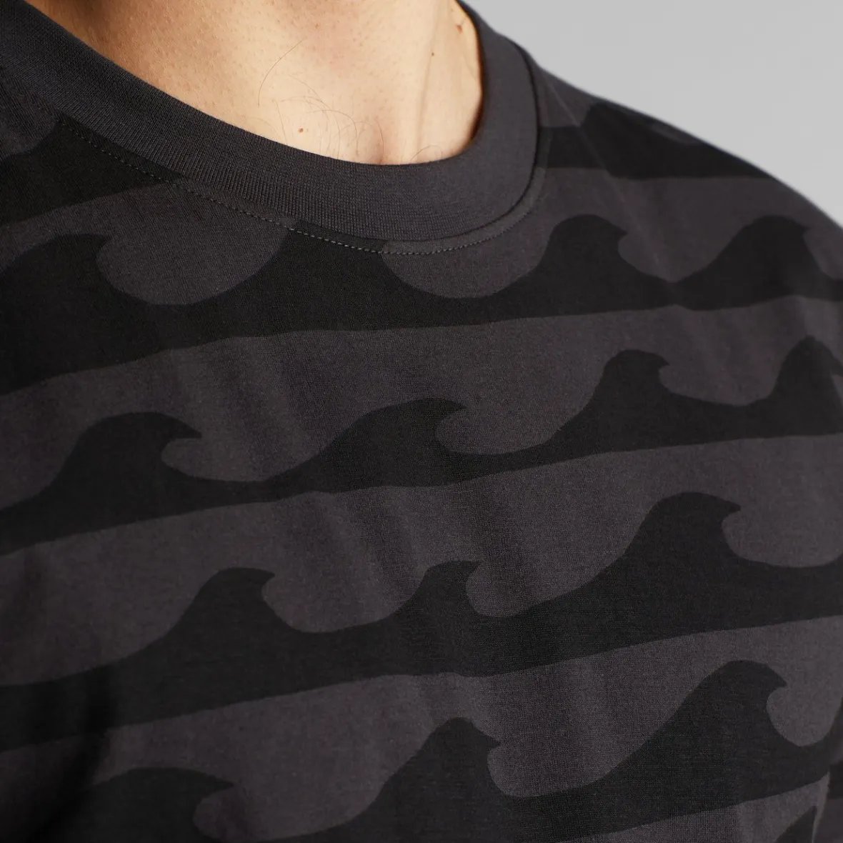 Store T-shirt Stockholm Waves Charcoal Outlet