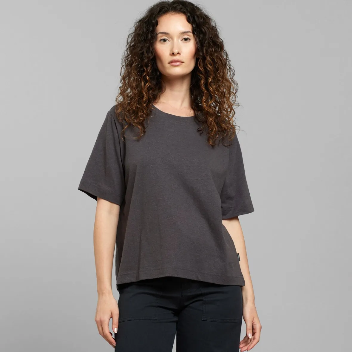 Discount T-shirt Vadstena Charcoal Women Outlet