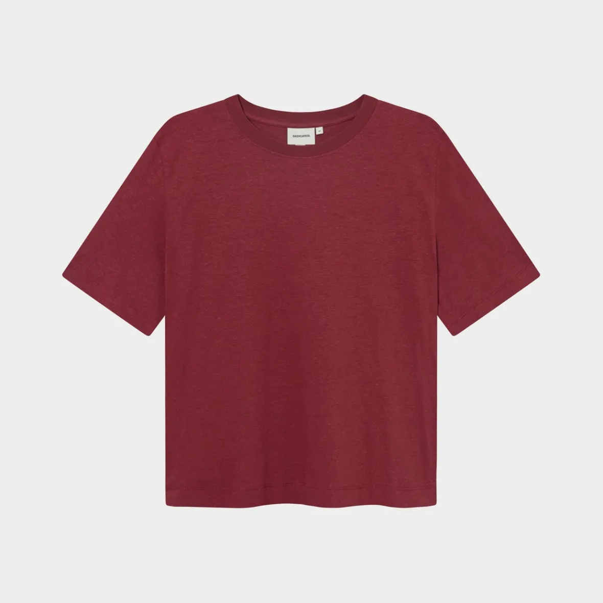 Best T-shirt Vadstena Hemp Tibetan Red Women Base T-shirts | Basics