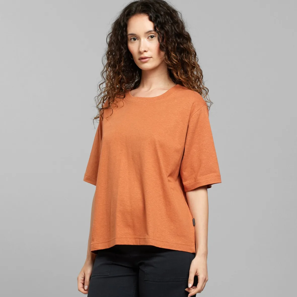 Best Sale T-shirt Vadstena Sunburn Orange Women Outlet