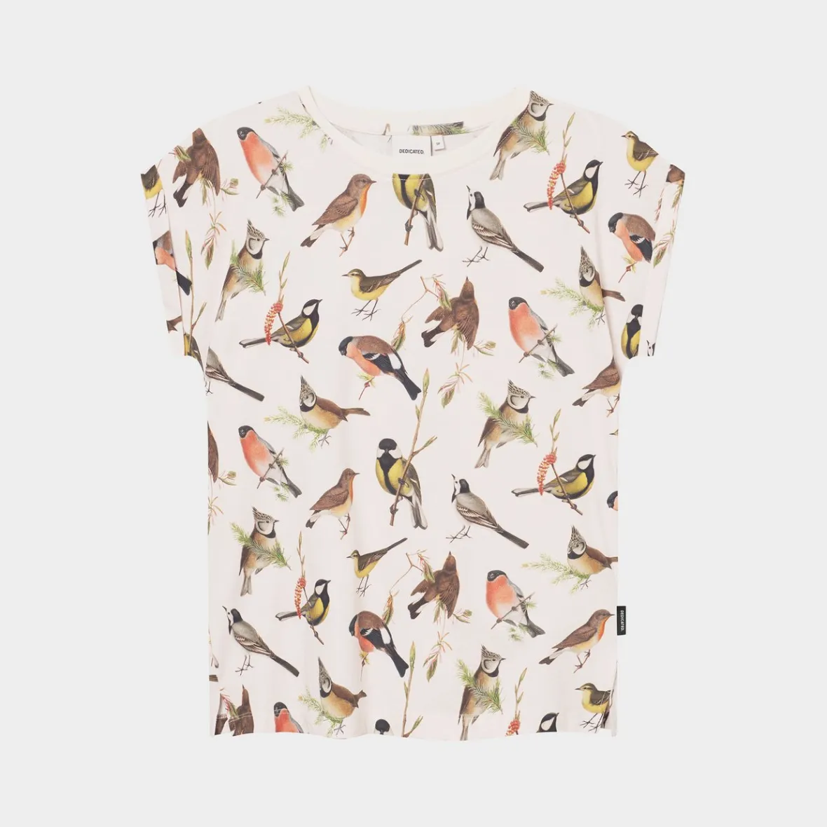 Fashion T-shirt Visby Autumn Birds Off White Women T-shirts