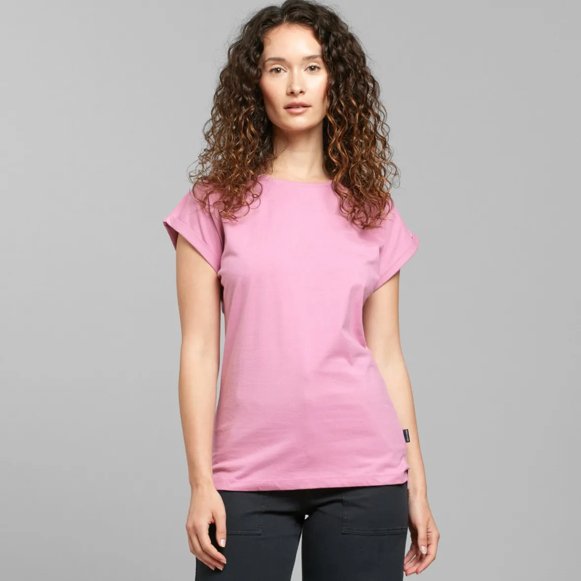 Outlet T-shirt Visby Base Cashmere Pink Women Base T-shirts | Basics