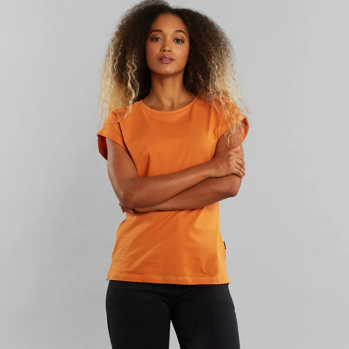 Clearance T-shirt Visby Base Orange Women Outlet